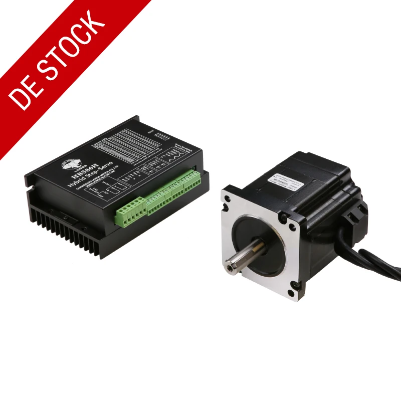 Доставка в ЕС! NEMA34 34SSM5460 EC1000 замкнутый шаговый двигатель 170 мм 12н. М (1704 унций) вал 14