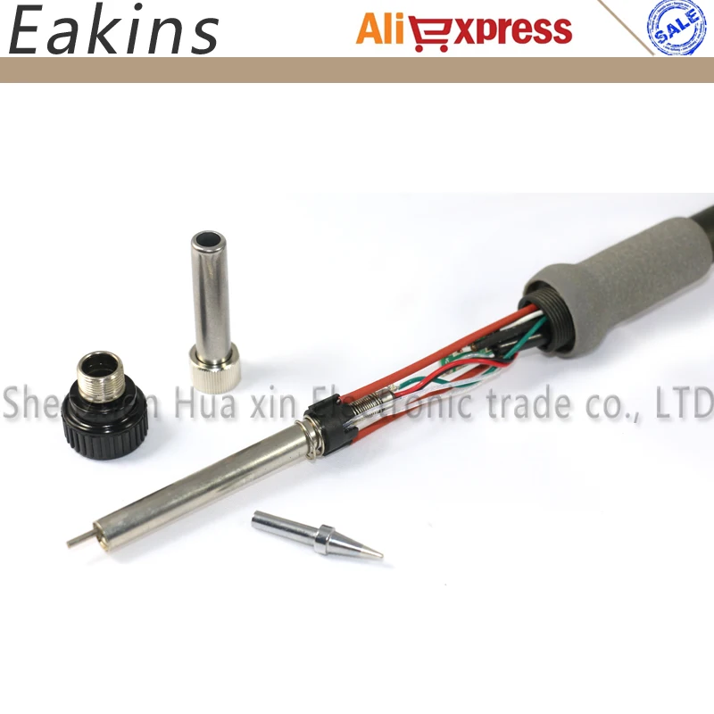 LF202 90W Soldering station handle 6pin for BK1000/BK1000A/BK2000/BK2000A QUICK 203/203H/204+10/PCS 200 solder tip 200-B/I/K/1C. |