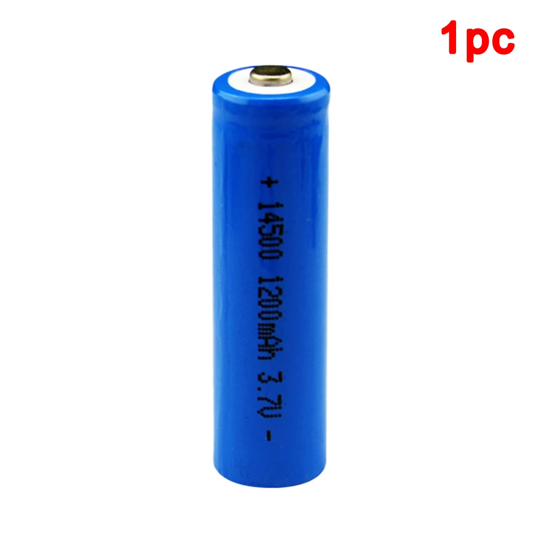 1 pc Centechia 1/2/4/8/12 шт./компл. высокое постоянной ёмкости, универсальный конденсатор 14500 Батарея 3,7 V 1300 мА/ч, Перезаряжаемые Батарея для светодиодного фонарика Батарея Новые - Цвет: 1 pc