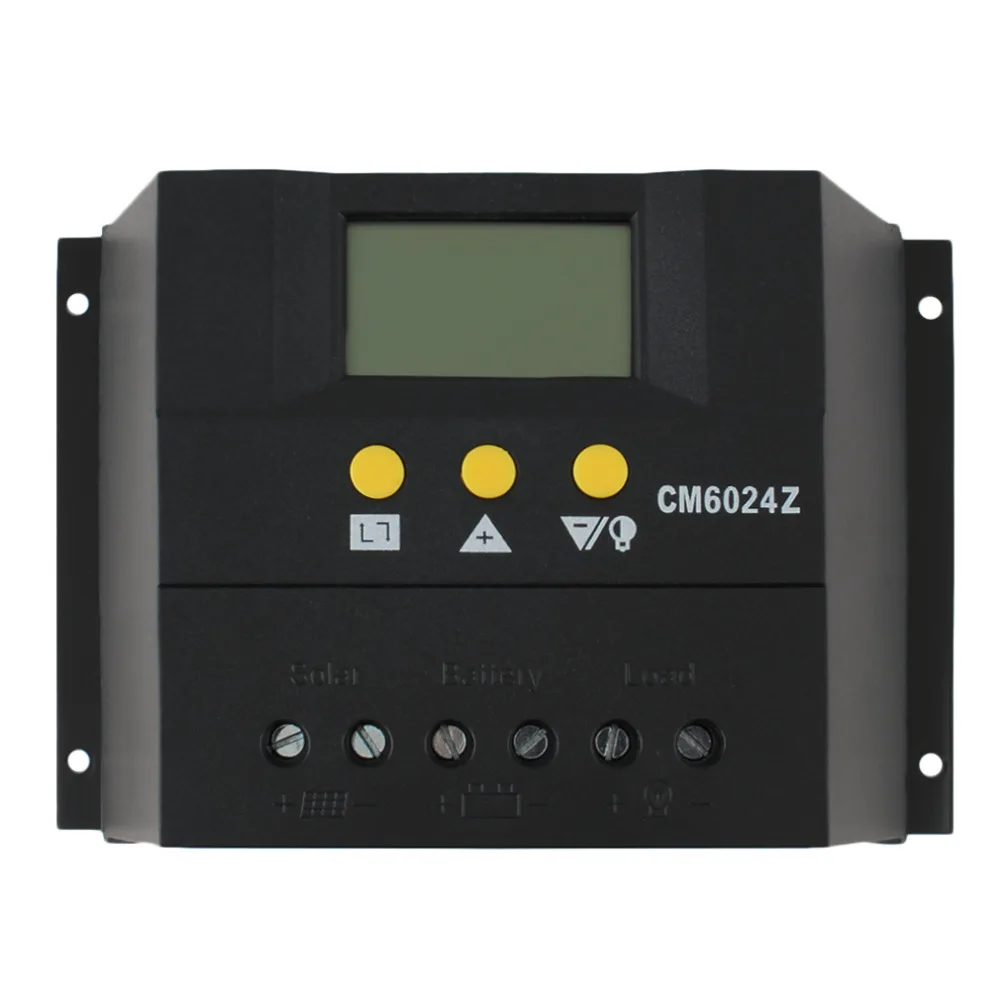 PY6024Z PWM charge mode 60A 12-24V Solar Regulator Charge Controller LCD Genetator Voltage Control | Обустройство дома