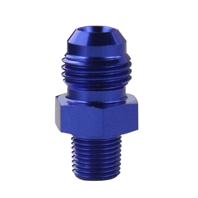 WLR RACING (AN6 NPT1/8) AN6 до 1/8 NPT прямой адаптер бликовая Установка Авто шланг фитинг