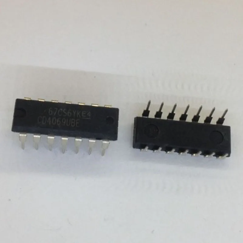 30 шт./лот CD4069UBE DIP-14 CD4069 Новый/Быстрая доставка | Электроника