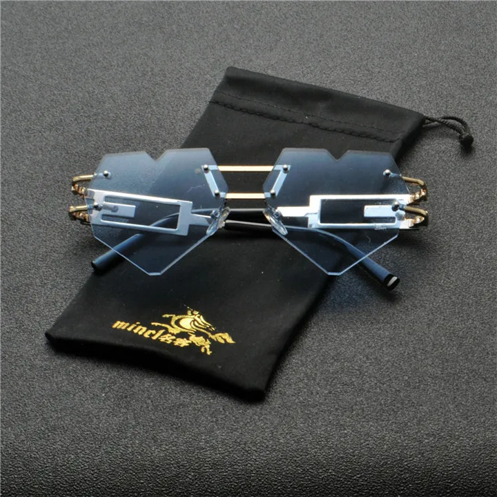 Женские солнцезащитные очки MINCL винтажные маленькие розовые с сердечком и котом