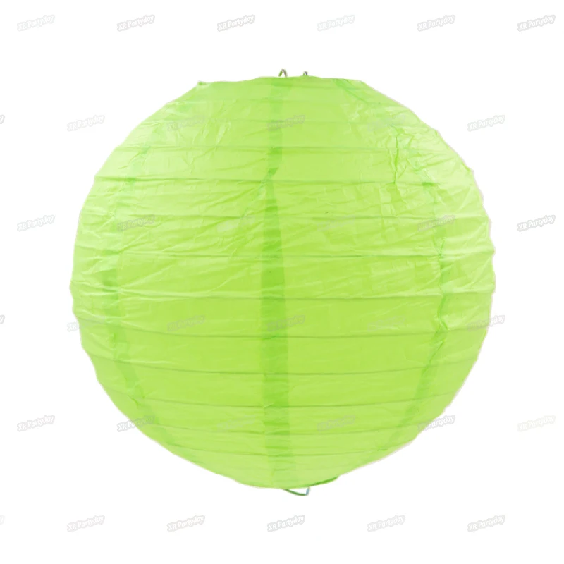 light green 4-16 дюймов круглый Японский Китайский бумажный фонарь шар бумажный фонарь s свадебный день рождения украшение подарок ремесло DIY - Цвет: light green