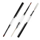 Поли Гель-лак для ногтей кисть плоская УФ-гель Инструмент нейлон волосы ногти кисти ручка для УФ-гель накладные ногти удлинитель