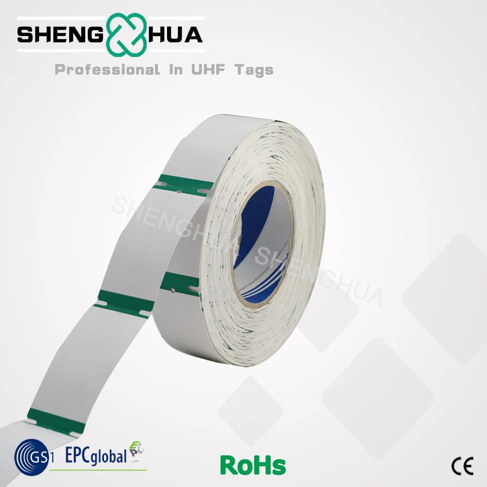 250 шт./лот EPC C1 G2 пустые UHF RFID-метки Поддержка печати логотипа Пассивная RFID-подвеска