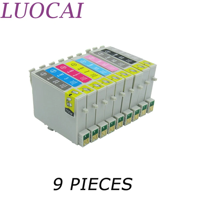 9X   LuoCai  T0591 T0592 T0593 T0594 T0595 T0596 T0597 T0598 T0599  Epson Stylus Photo R2400