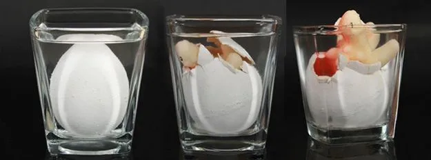 Случайные 5 штук Подарочная коробка инкубационные надувные животные выращивание