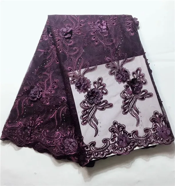 Хит продаж французский стиль нигерийские кружева ткани высокого качества Тюль