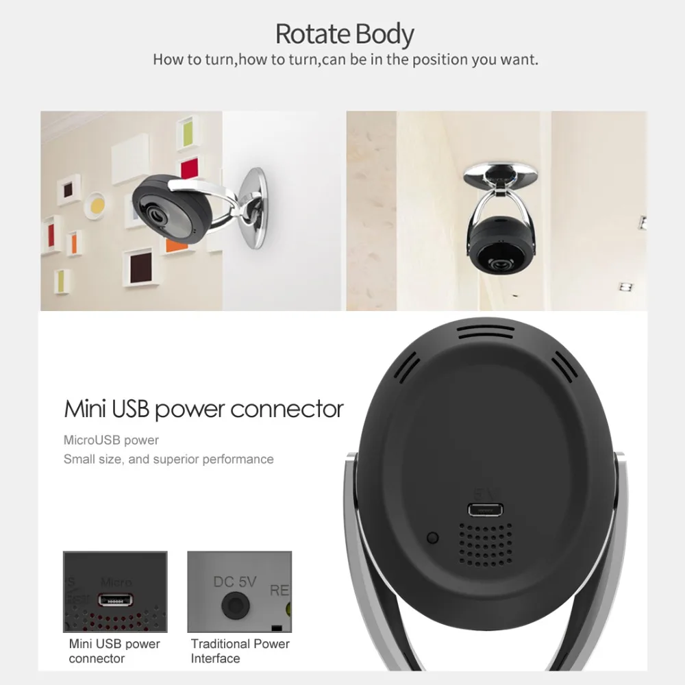 VStarcam 720P IP камера беспроводная 2 4G Wifi ИК Ночное Видение Сигнализация Движения