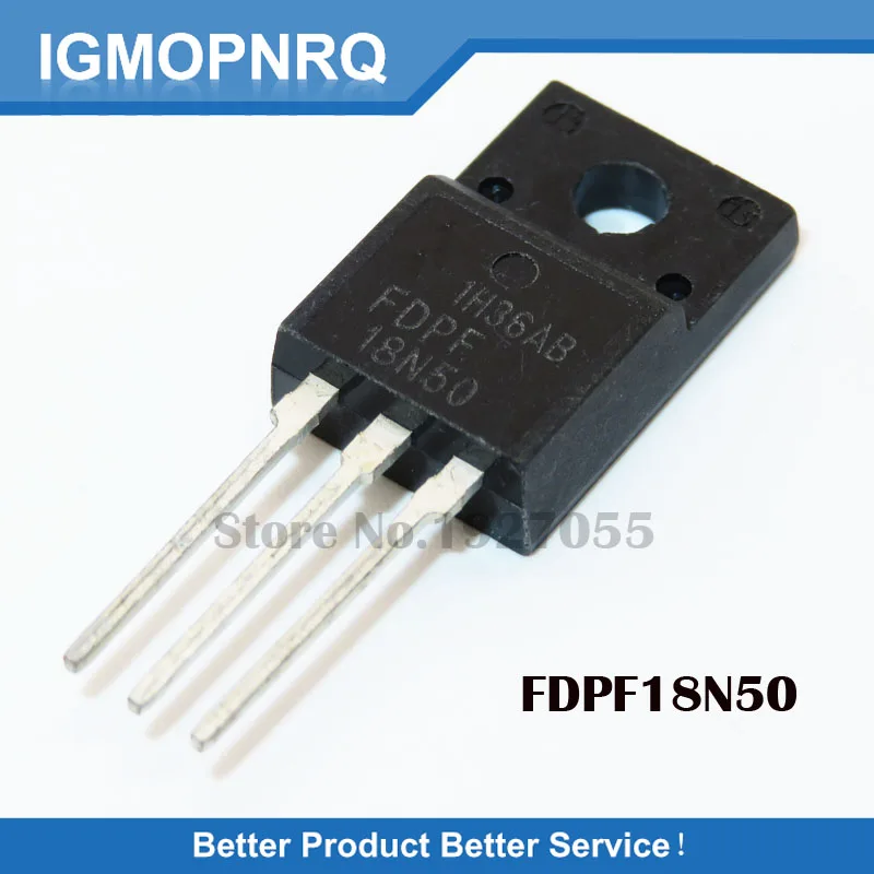 

10pcs/lot FDPF18N50 18N50 = 18N20 18N60 TO-220F original Product