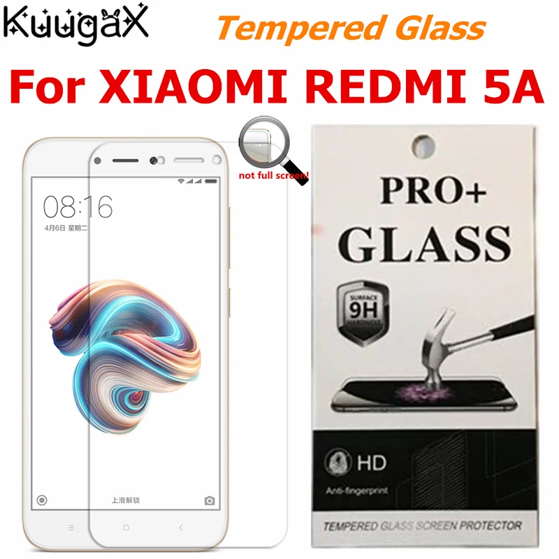 Для XIAOMI REDMI 5A Защитная крышка для экрана закаленное стекло 5 дюймов 9H смартфон на
