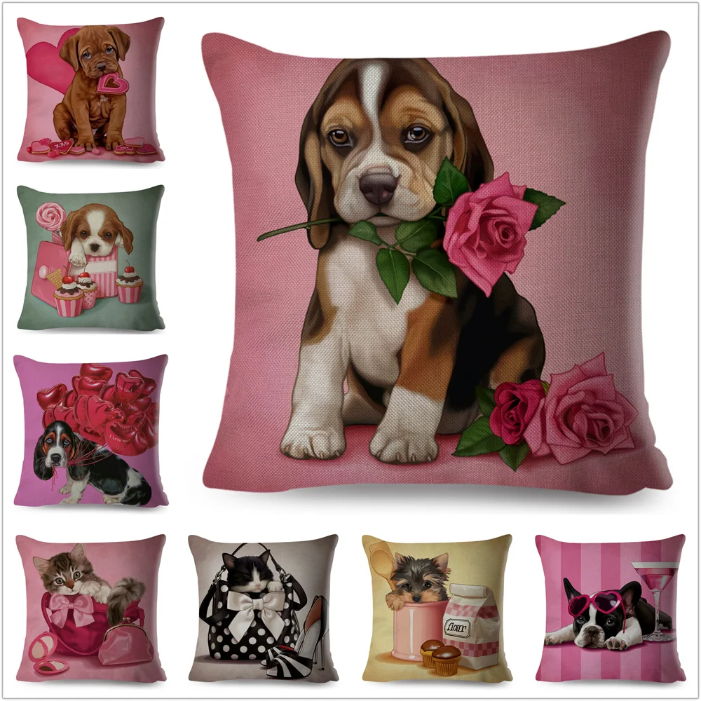 Яркая стильная футболка с изображением персонажей видеоигр Подушка для