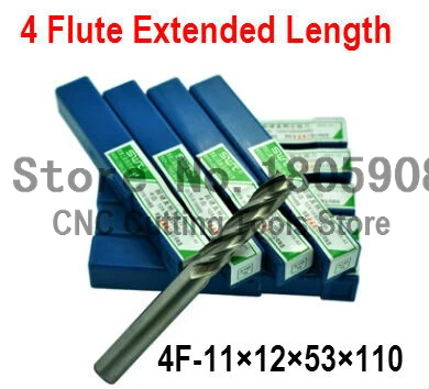 

5pcs /set 11.0mm 4 Flute HSS & Extended Aluminium End Mill Cutter CNC Bit Milling Machinery tools Cutting tools.Lathe Tool