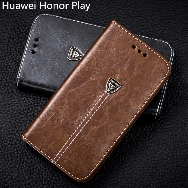 Для huawei Honor Play 6 3 ''кожаный чехол для 2018 Чехол кошелек раскрывающийся Магнитный