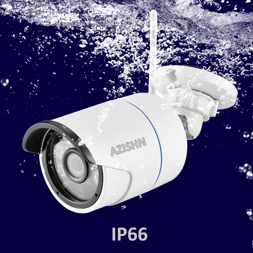 IP камера AZISHN Yoosee Wi Fi ONVIF 720P 960P 1080P беспроводная проводная P2P наружная металлическая