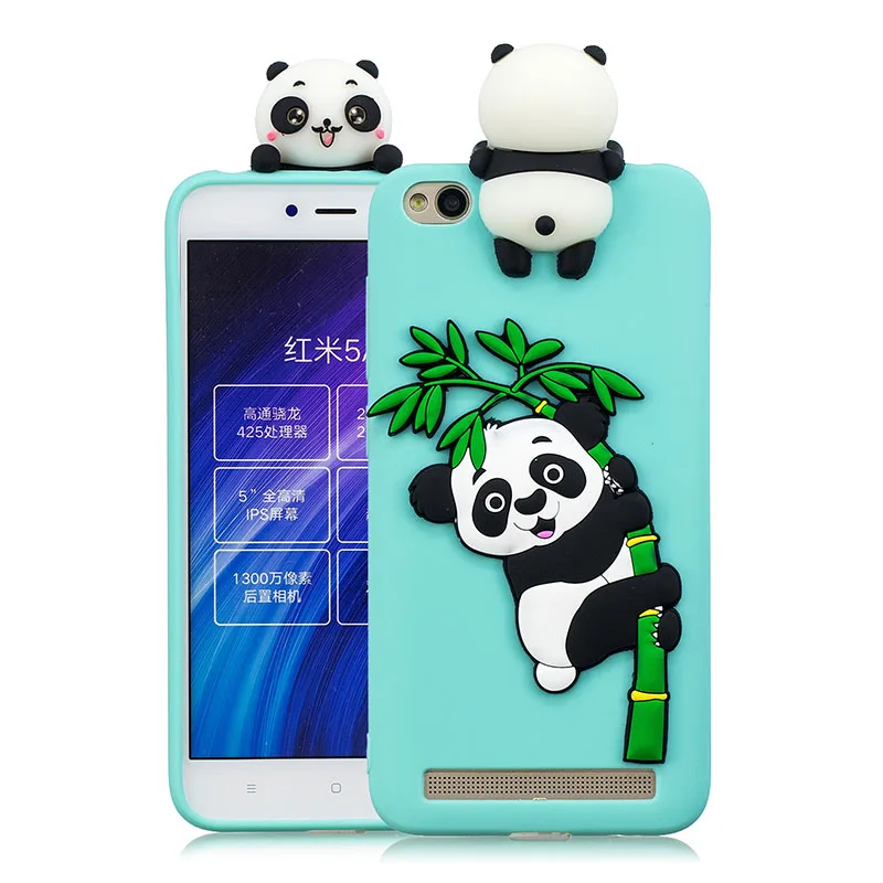 Lovely 3D Pattern Back Cover For Xiaomi Redmi 5 Plus 4A 5A 4X S2 Case Shockproof Soft TPU Note Pro |