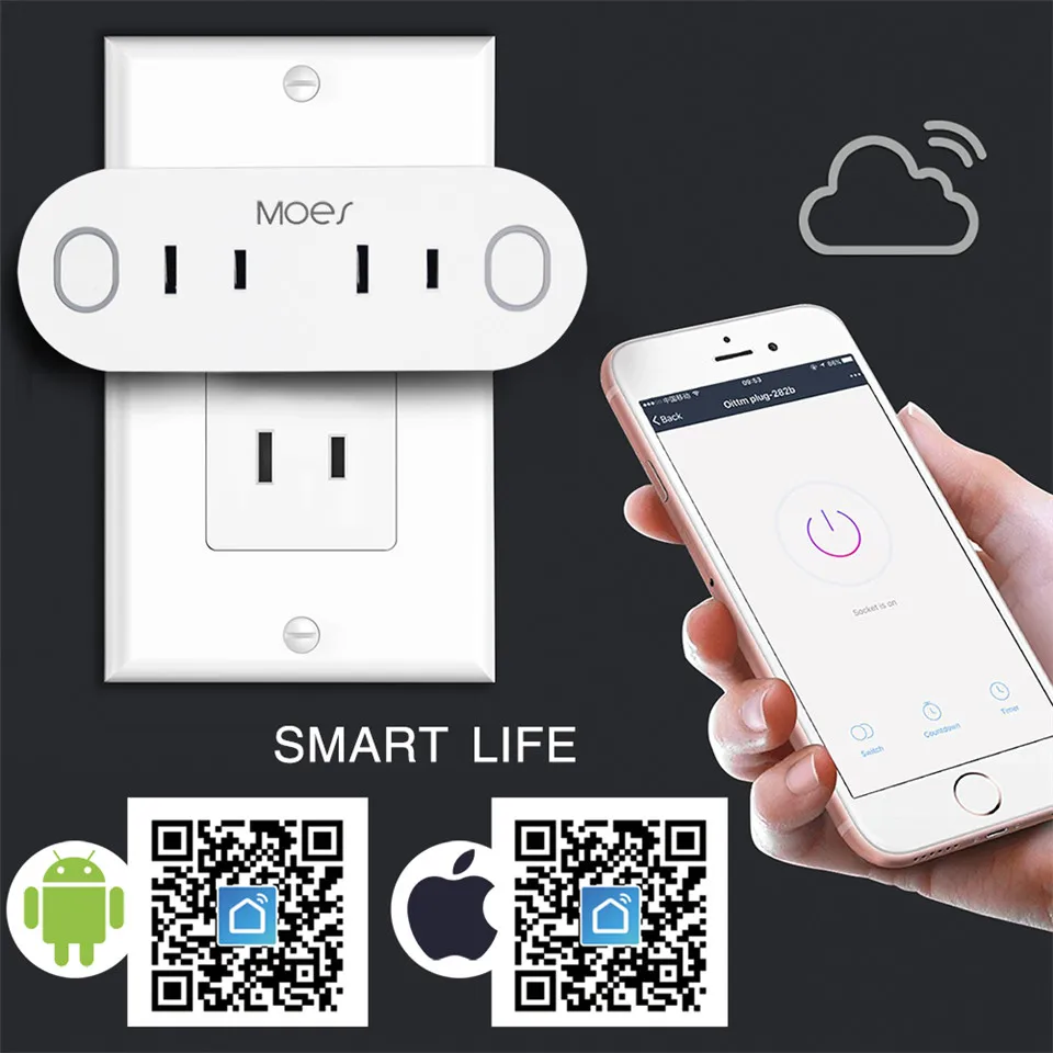 JP Dual Wifi умная розетка, японская штепсельная вилка, монитор энергии, дистанционное управление, работа с Amazon Alexa Google Home PSE, список