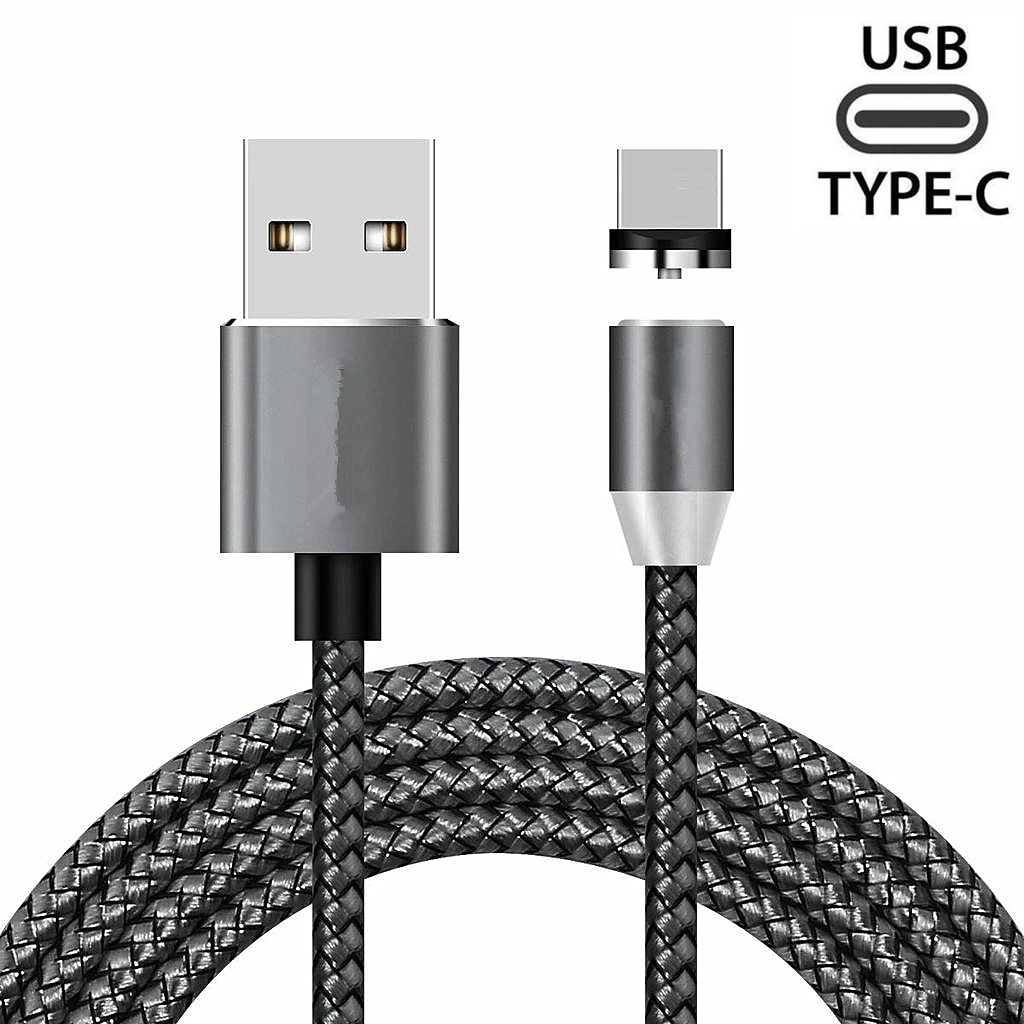 Магнитный usb кабель type c для зарядки магнитное зарядное устройство huawei P20 Lite p30 pro