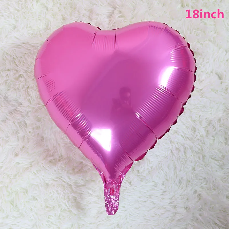 STARLZMU 9pcs Foil Balloon Pink Helium Balloons For Girls Birthday Party Air Ballon Confetti Baby Shower Decor | Дом и сад