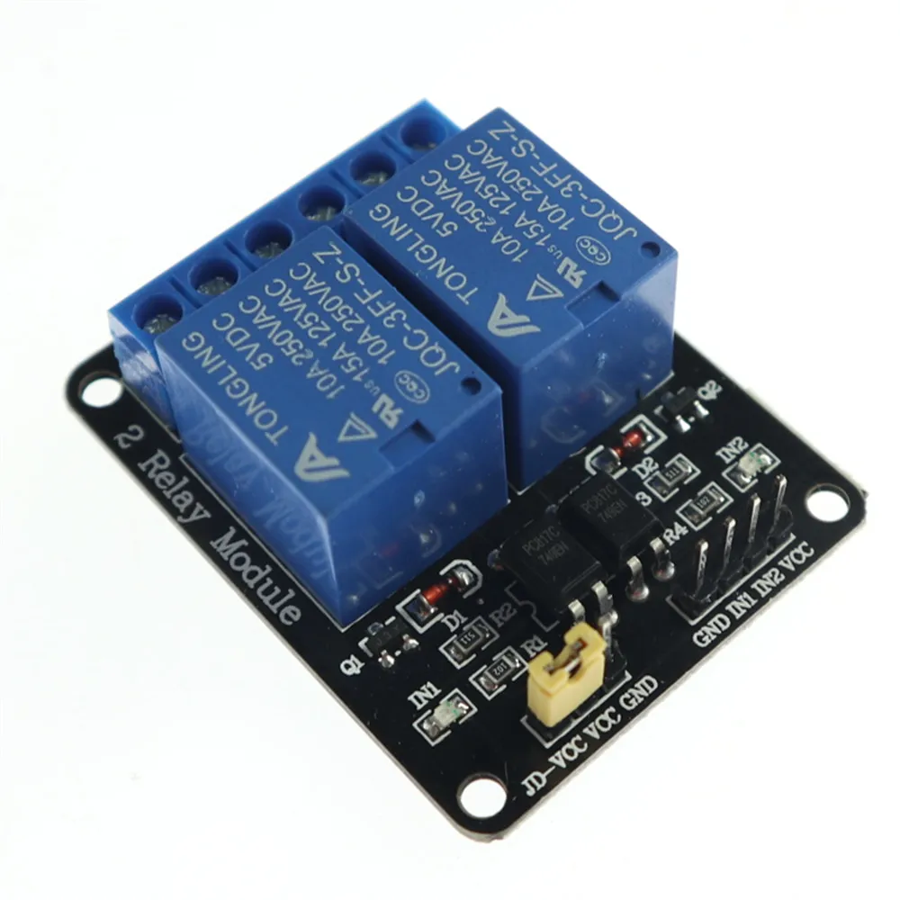 2-канальный релейный модуль KJ356 5 В для Arduino Uno R3 Raspberry Pi 10 шт. | Электроника