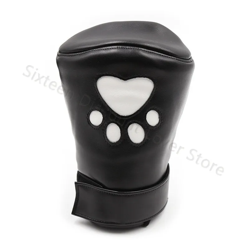 Искусственная кожа медведь лапа раб перчатки фетиш БДСМ ограничения лишение