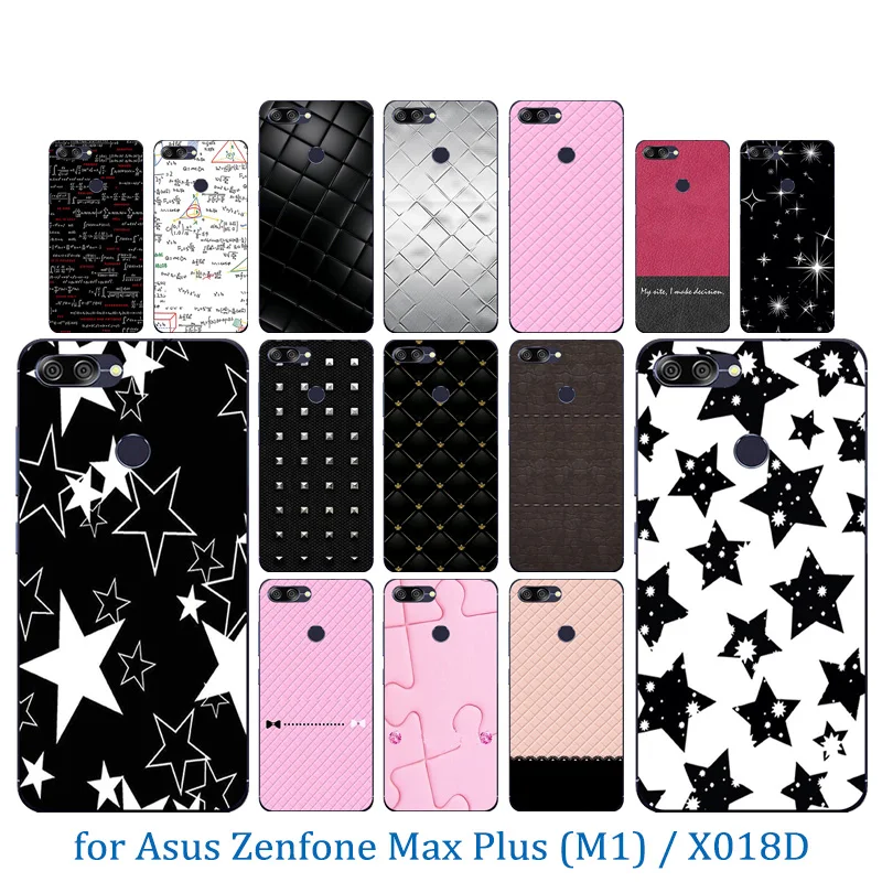 5 7 дюйма для Asus ZenFone Max Plus M1 ZB570TL прозрачная задняя крышка с красочным рисунком Для