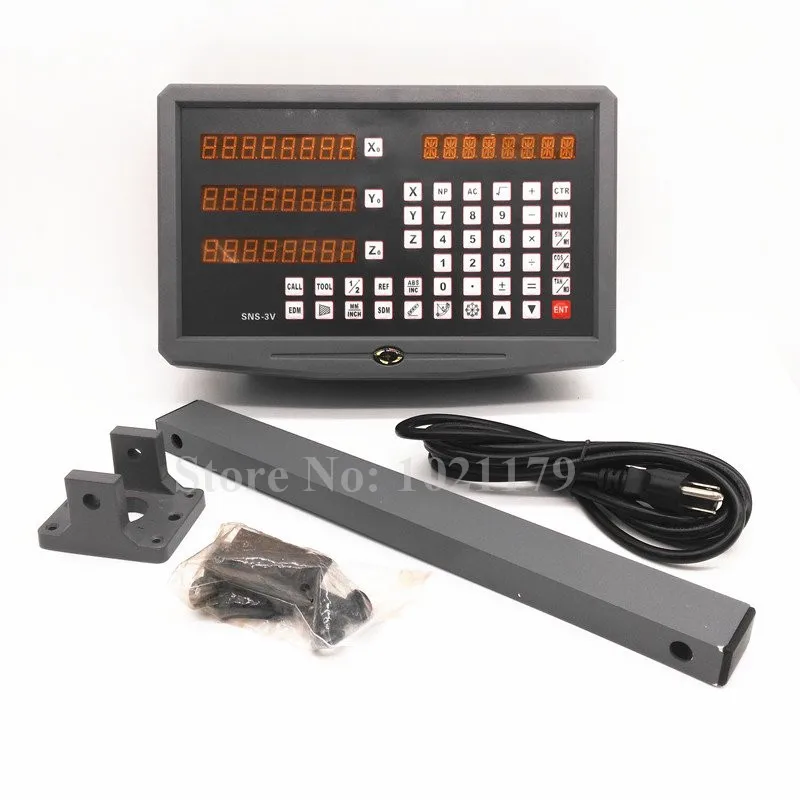 Токарно фрезерный станок DRO токарно с 2 осевым цифровым индикацией 3 дисплеем