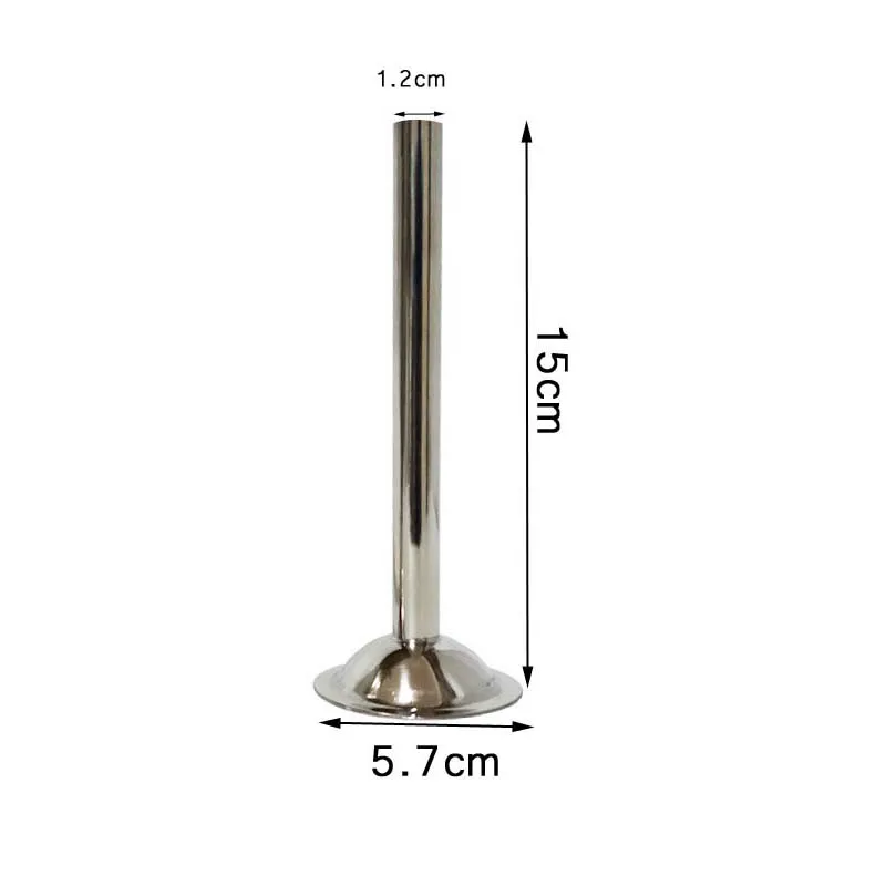 Tube 1.2cm Длина 15 см основание Диаметр 5,7 см Еда Класс колбаса писака заполнения трубы воронки сопла Запчасти наполнительная трубка 1,2/1,9/2,2/3,2 см - Цвет: Tube 1.2cm