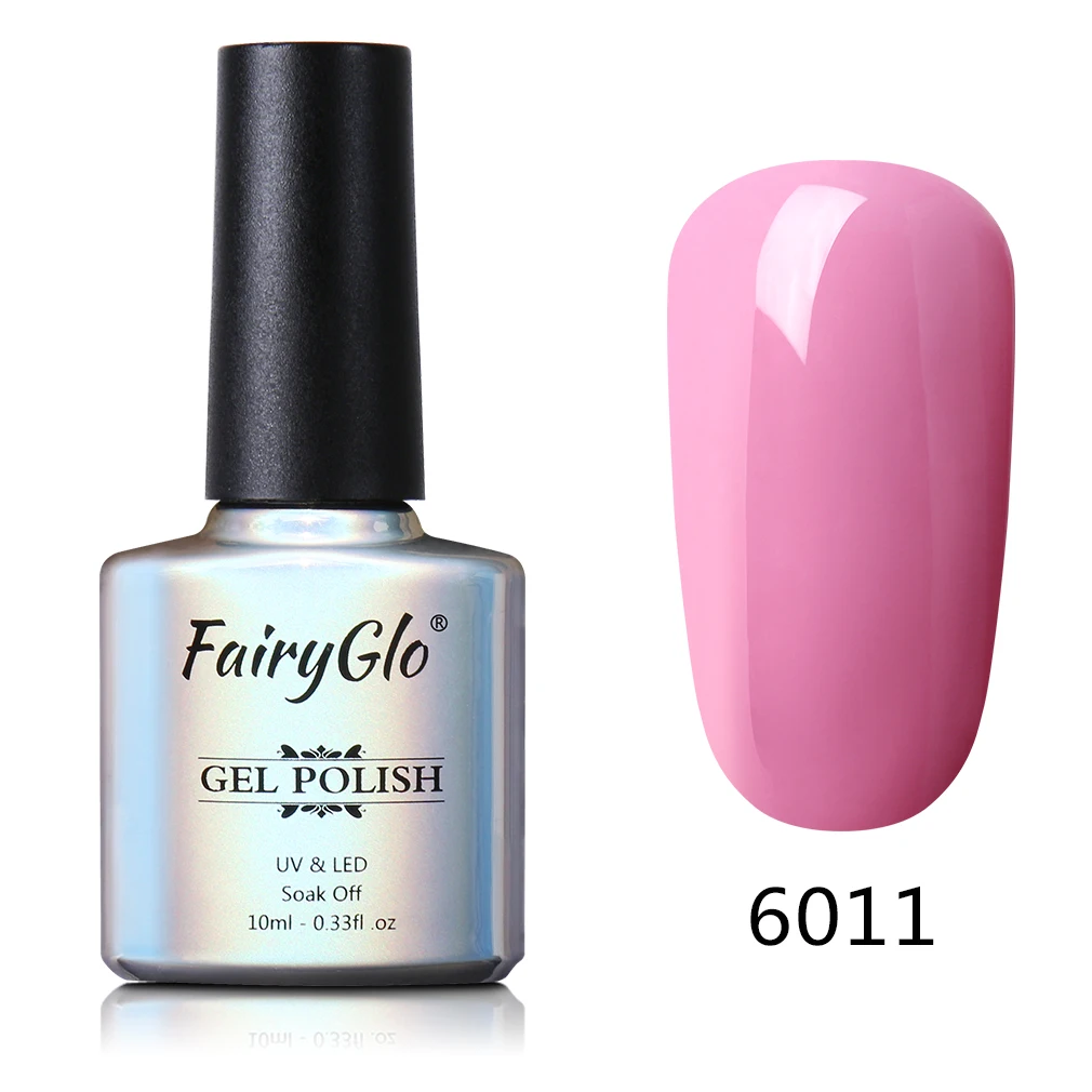 6011 FairyGlo 10 мл 3 в 1 гель для ногтей длинный последний УФ-гель для ногтей один шаг Гибридный гель лак не нужно базовое верхнее покрытие лаковый гель - Цвет: 6011