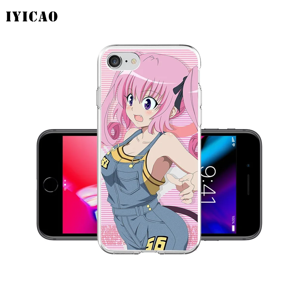 IYICAO To Love Ru Мягкий силиконовый чехол для телефона iPhone X XR XS MAX 6 6s 7 8 Plus 5 5S SE TPU |