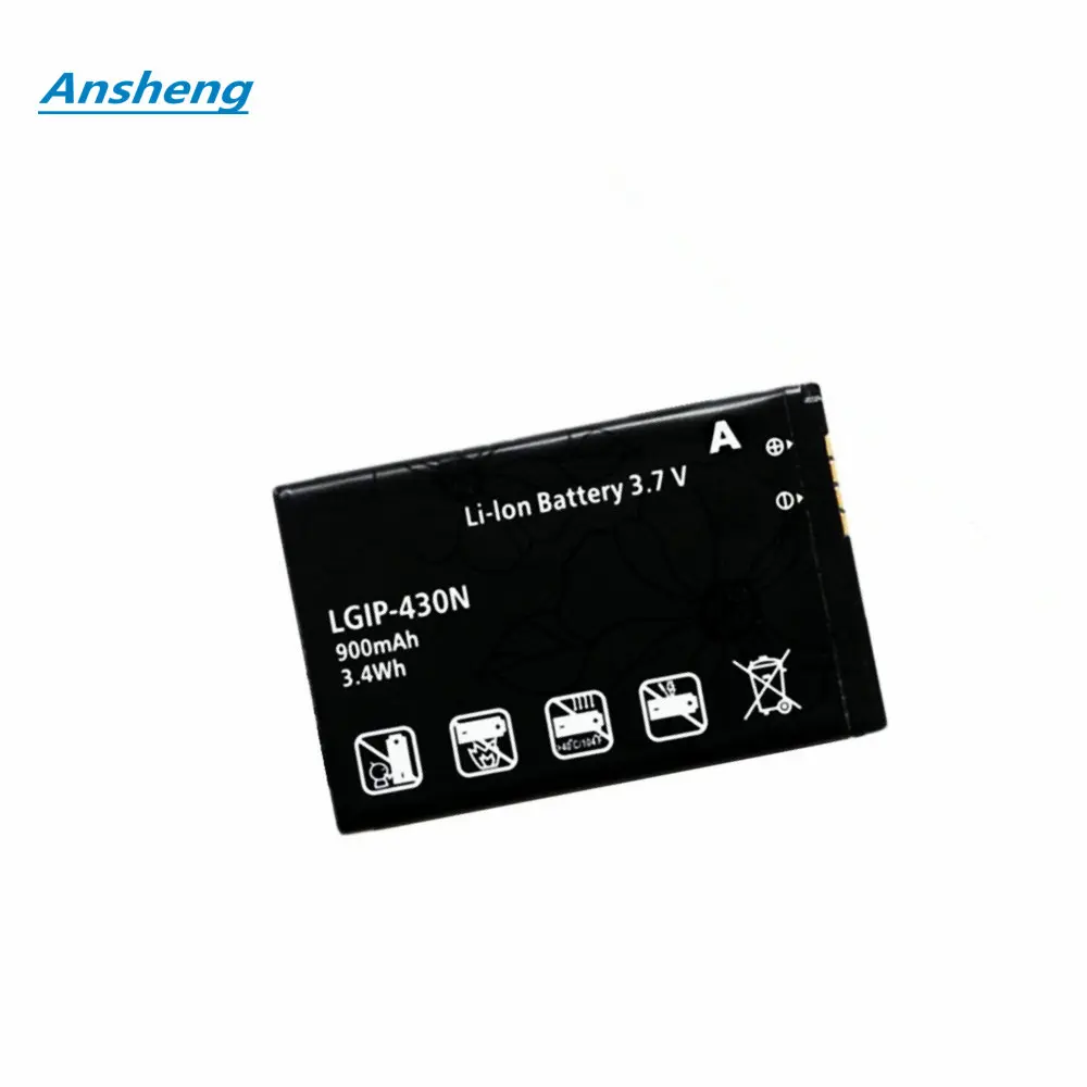 Высококачественный аккумулятор 900 мАч для LG T310 T320 TB260 T300 GS290 TB200 GW300 LX290 LX370