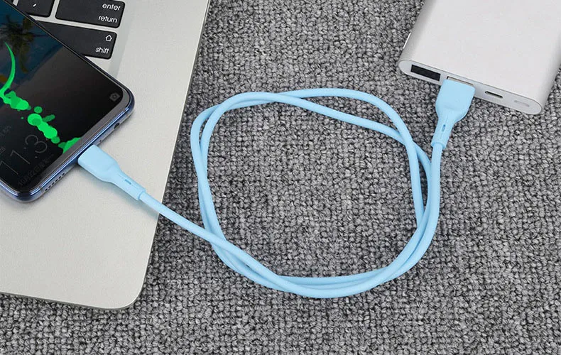 Blue Uverbon 5A USB C кабель QC3.0 type C кабель для huawei mate 20 P20 Pro Honor 20 супер быстрое зарядное устройство type C USB C Быстрая зарядка - Цвет: Blue