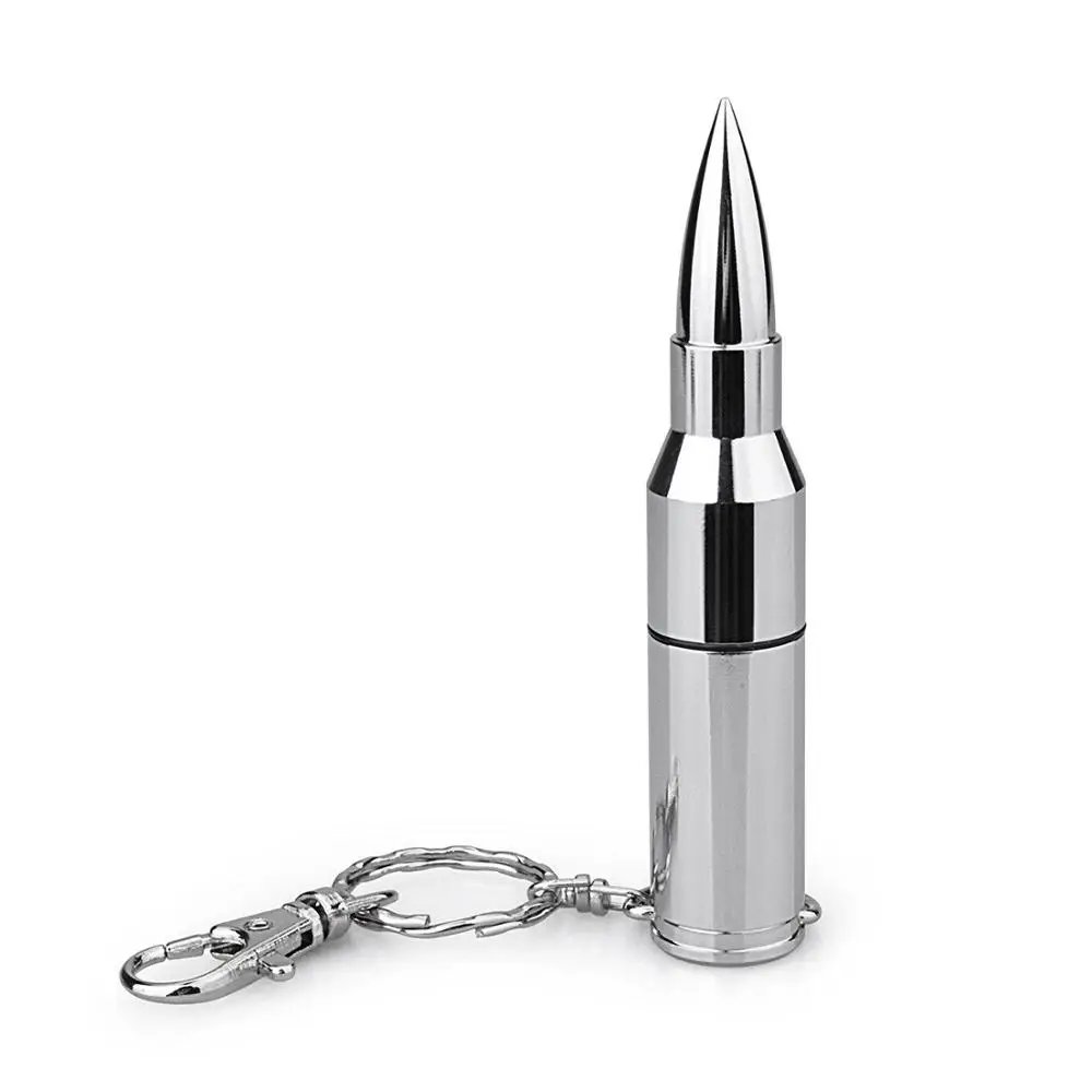 Silver Usb-накопитель высокое качество металла флэш-накопитель 4 GB/8 GB/16 GB/32 GB/64 GB Пуля memory stick персонализированные Подарочная mini USB флэш-накопитель 128 ГБ - Цвет: Silver