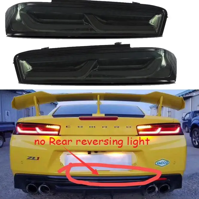 no Reversin light 2 шт. для автомобильных головных фар Для Camaro для HID ксеноновых фар Plug and Play автомобильные аксессуары Задний фонарь Camaro противотуманная фара - Цвет: no Reversin light