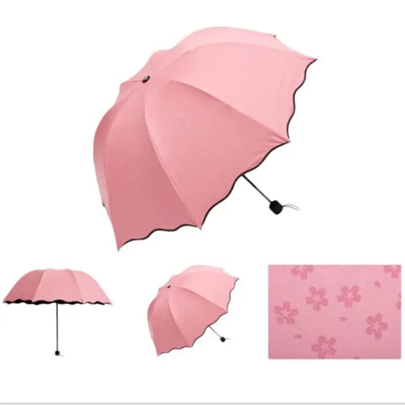Новинка 2017 года солнечный и дождливый зонты для Для женщин Водонепроницаемый