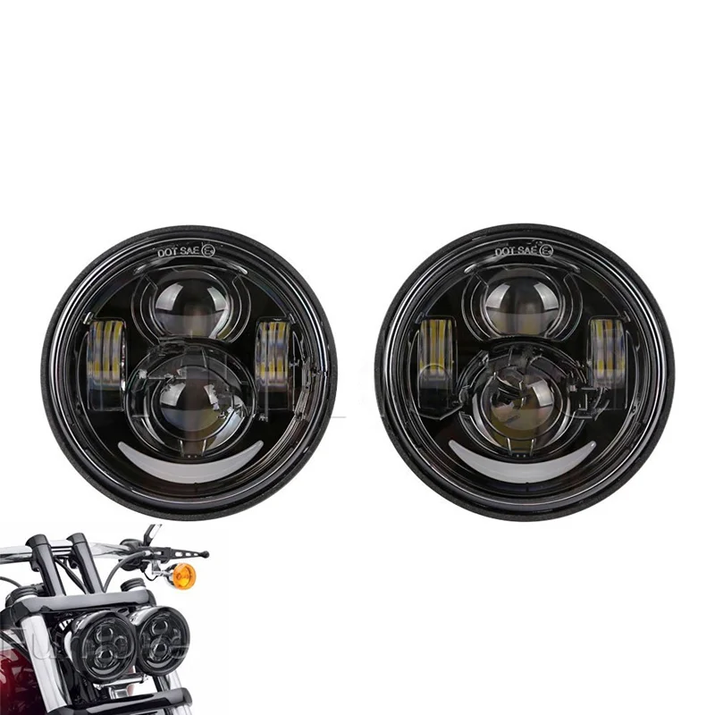 Для Harley Fat Bob FXDF 08 16 мотоциклетсветодиодный Светодиодная лампа фонарь для FatBob