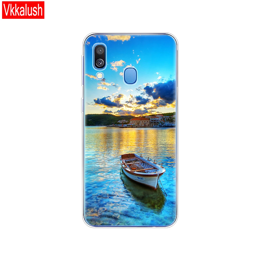 Чехол для телефона, чехол для samsung A40, мягкий силиконовый чехол на заднюю панель для samsung Galaxy A40 A405, SM-A405F, A405F, мультяшная задняя крышка - Цвет: 80143
