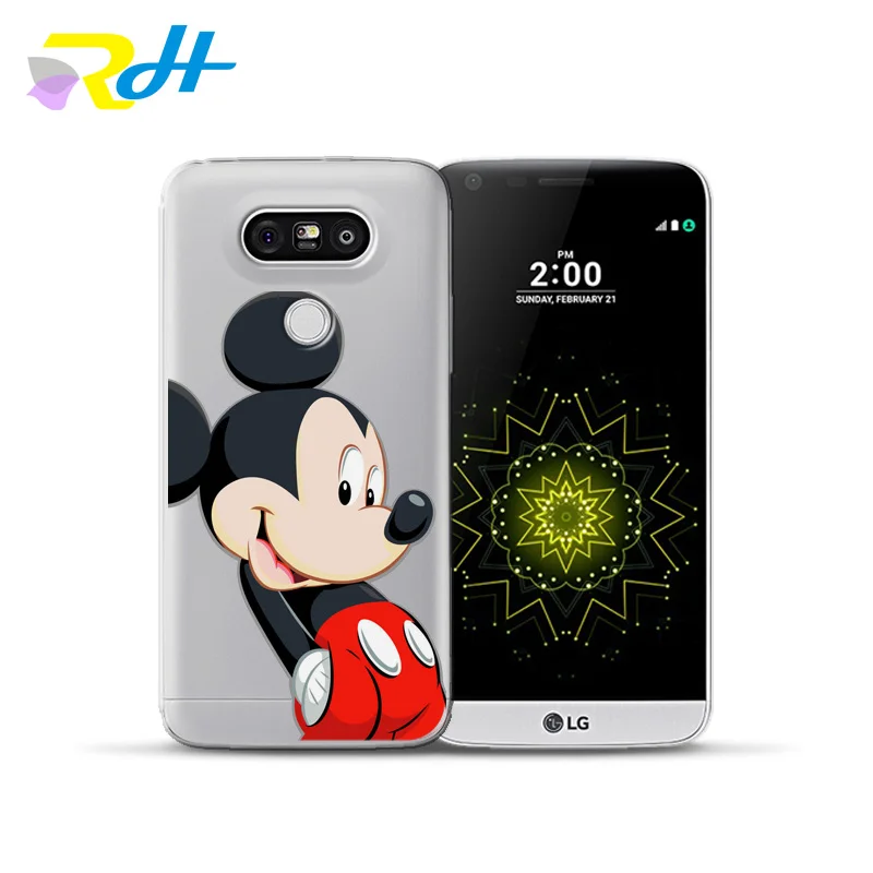 Чехол для LG G4 G5 G6 K4 K7 K8 K10 2017 X Power 2 чехол экрана ТПУ задняя крышка Q6 Q8 Coque Микки Минни