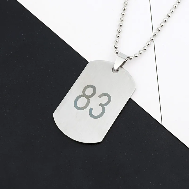 1 шт. ожерелье с подвеской в виде собачьей бирки стиле панк для мужчин и женщин