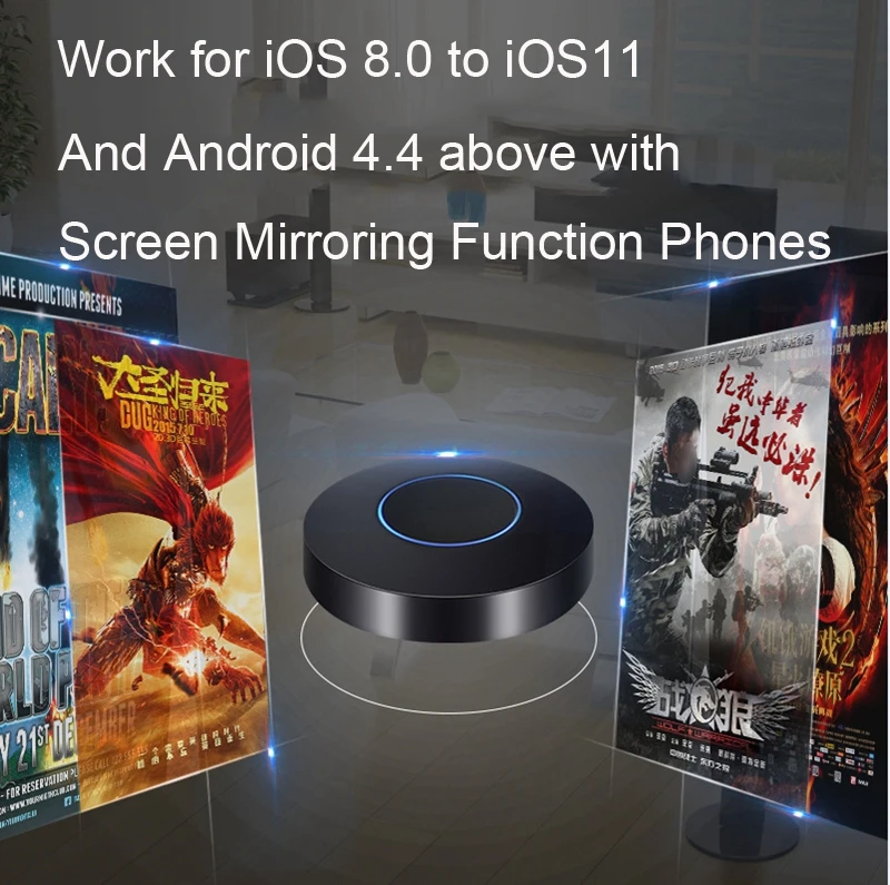 Беспроводной Wi-Fi HDMI AV дисплей видео к телевизору для iPhone iPad для Xiaomi huawei samsung s5 s6 edge s7 s8+ S9 Note 10 Android телефон