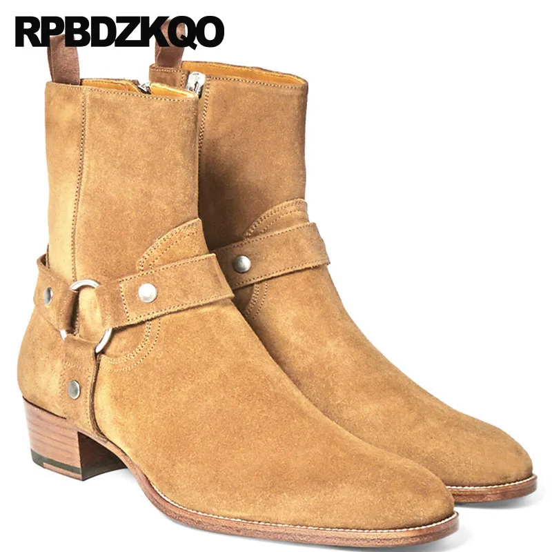 Высокое качество из натуральной нешлифованной кожи Осенняя одежда с застежкой