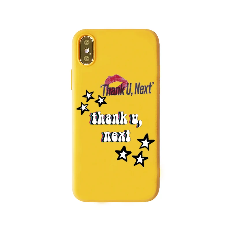 Спасибо, Next Ariana Grande мягкий карамельный чехол для телефона для iPhone 11Pro 11 X XR XS Max 8 7 6s Plus 7plus 8plus