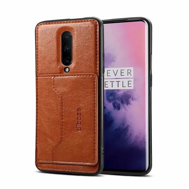 Чехол-подставка для держателя карты Oneplus 7 Pro роскошная Ретро сумка из