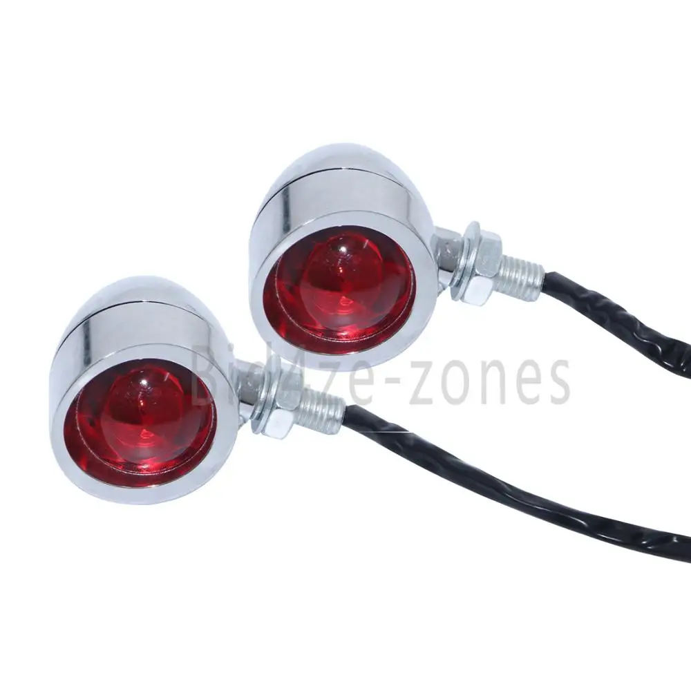 1 Пара мотоциклетный указатель поворота светильник красный мигалка для