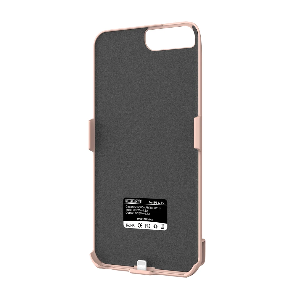 N1 Батарея чехол для iPhone 6 6S 7 Plus 5000/7300 mAh Внешний USB Мощность банк взимается