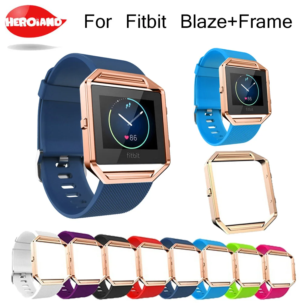 Спортивный Браслет для Fitbit Blaze Band мягкий силиконовый сменный ремешок часов
