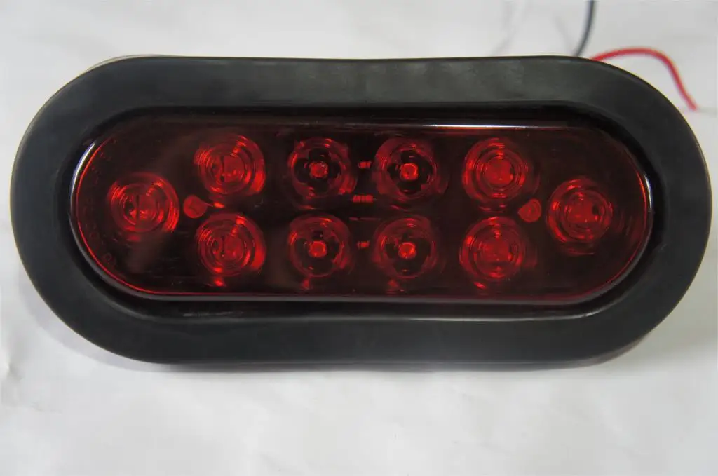 Овальные светодиодсветодиодный лампы для прицепа стоп сигнал заднего хода