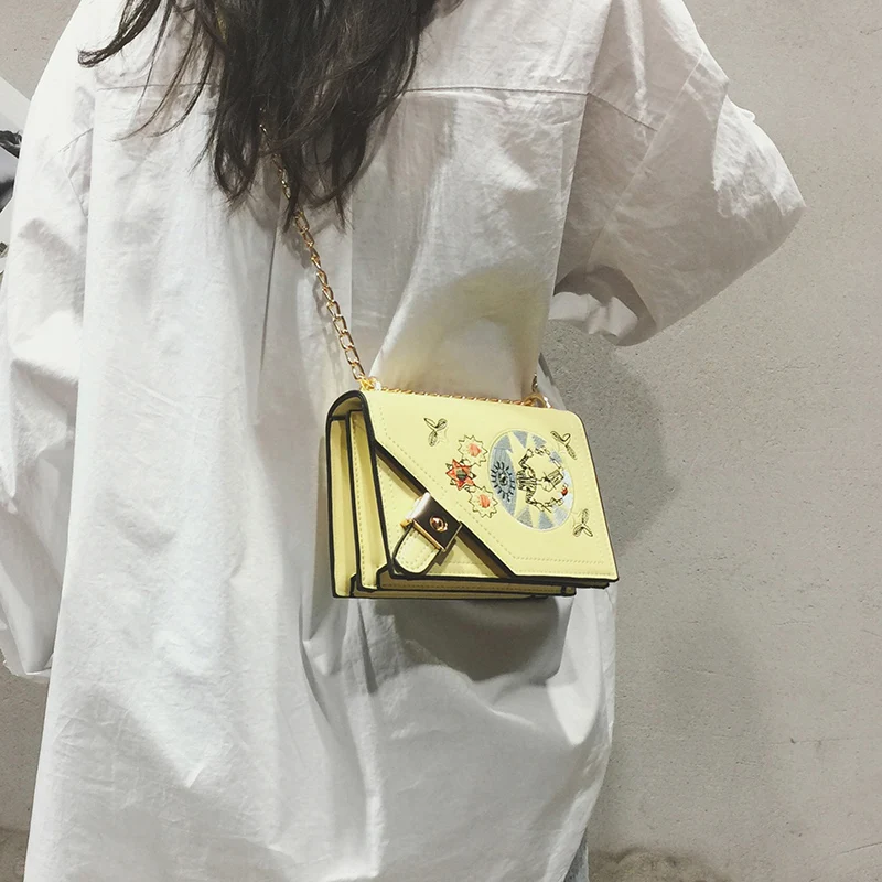 2022 модная Маленькая женская сумка benviching маленькая с вышивкой и цветочной