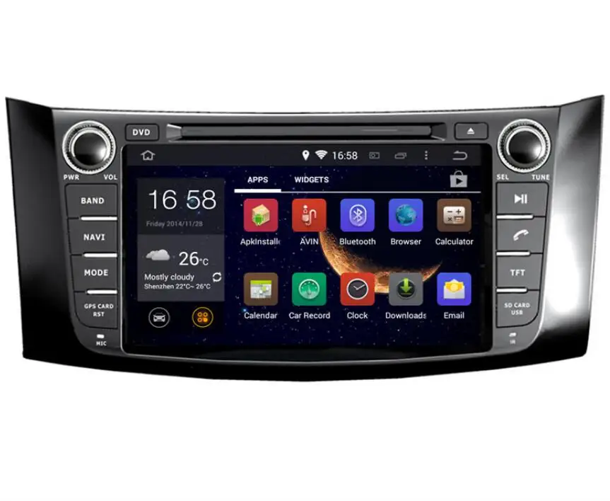 Автомобильный dvd-плеер на Android 10 для Nissan Sylphy B17 Sentra 12 2013 2014 2015 2016 2017 -2019 gps навигатор